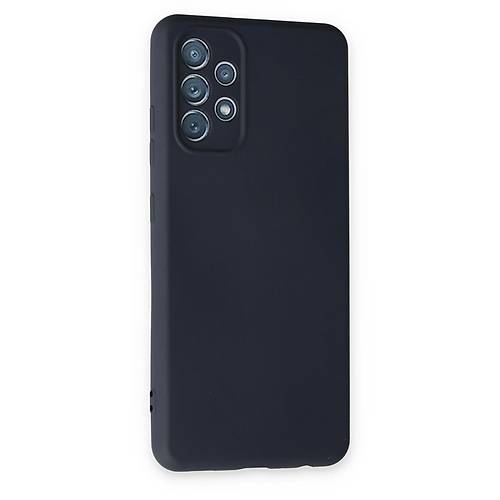 Galaxy A13 4G K�l�f Nano i�i Kadife Silikon - Lacivert