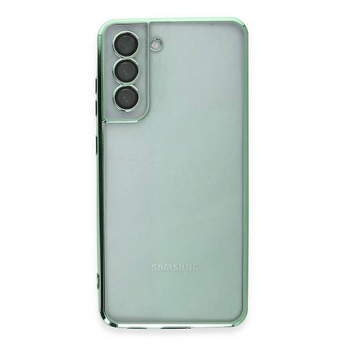 Galaxy S21 FE K�l�f Razer Lensli Silikon - Ye�il