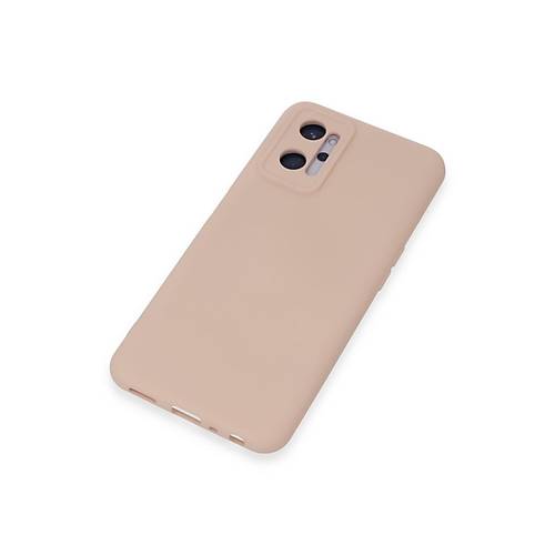 Realme 9i 4G K�l�f Nano i�i Kadife Silikon - Pudra
