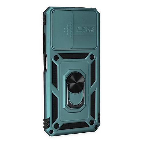 Redmi Note 11 K�l�f Pars Lens Y�z�kl� Silikon - Ye�il
