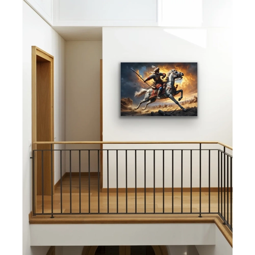 Atl� Osmanl� Askeri Kanvas Tablo 70x100cm