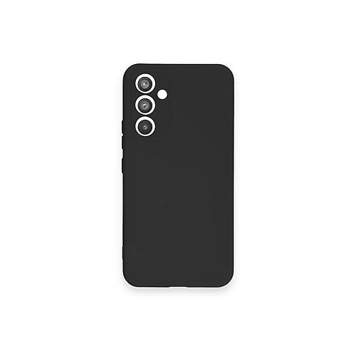 Galaxy A34 5G K�l�f Nano i�i Kadife Silikon - Siyah