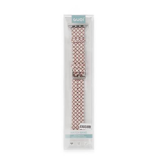 Watch 38mm Karo Motif Kordon - Pembe
