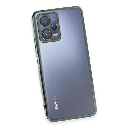 Redmi Note 12 5G K�l�f Razer Lensli Silikon - Ye�il