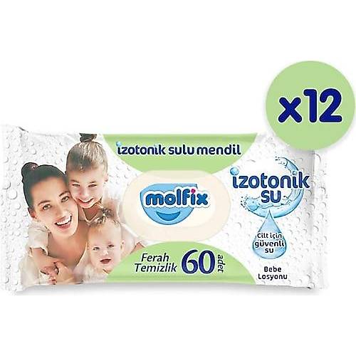 Islak Mendil & �zotonik Sulu Ferah Temizlik ��in 60LI