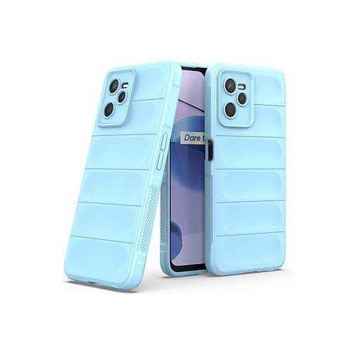 Realme C35 K�l�f Optimum Silikon - Sky Blue