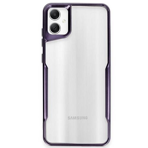 Galaxy A06 K�l�f Boyi Silikon Kapak - Derin Mor