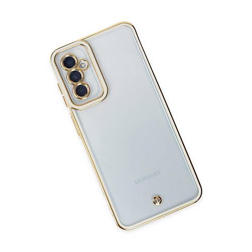 Galaxy M23 K�l�f Liva Lens Silikon - Beyaz