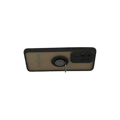 Galaxy S20 Ultra K�l�f Montreal Y�z�kl� Silikon Kapak - Siyah