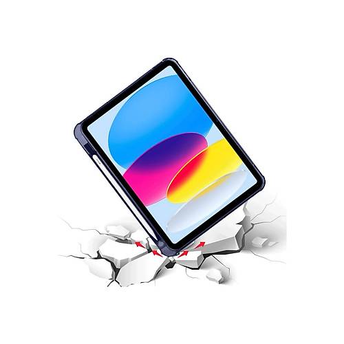 iPad 2022 10.9 (10.nesil) K�l�f Kalemlikli Mars Tablet K�l�f� - Lacivert