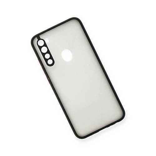 Redmi Note 8 K�l�f Montreal Silikon Kapak - Siyah