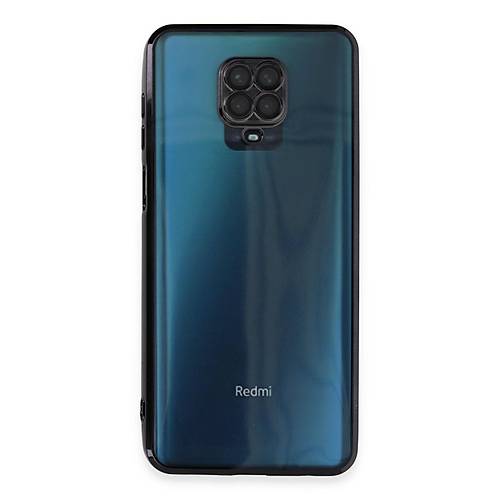 Redmi Note 9 Pro K�l�f Razer Lensli Silikon - Siyah