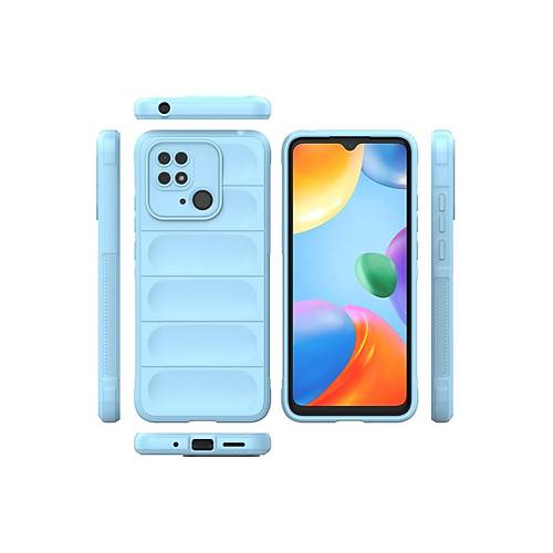 Redmi 10C K�l�f Optimum Silikon - Sky Blue