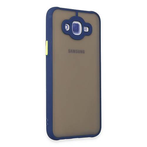 Galaxy J7 K�l�f Montreal Silikon Kapak - Lacivert