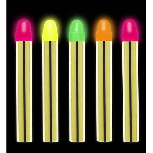 Fosforlu Glow Parti Boyas� 6�l� � Karanl�kta Parlayan Y�z Boyas�