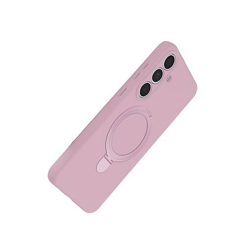 Galaxy S25 FE Regal Magsafe Standl� Kapak - A��k Pembe