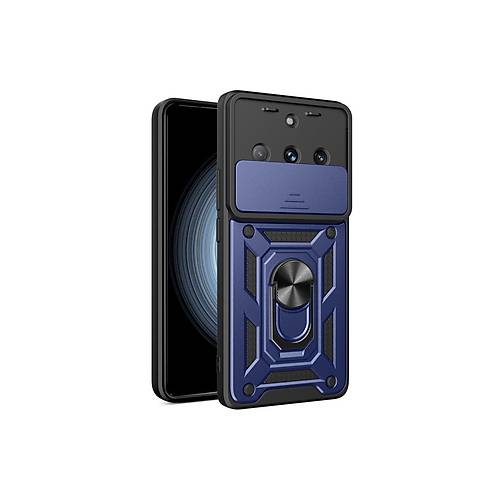 Realme 11 Pro K�l�f Pars Lens Y�z�kl� Silikon - Lacivert