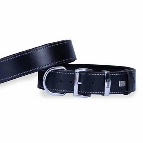 Konfor Deri K�pek Boyun Tasmas� Siyah 4x52 60 Cm