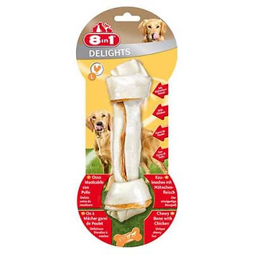 Delights Bones D���ml� Tavuklu A��z Bak�m Kemik K�pek �d�l� Large 85 Gr