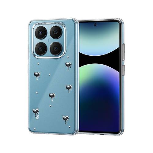 Redmi Note 14 Pro 4G Fiyonk Desenli Kapak - Desen 1