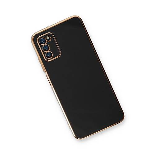 Galaxy A03S K�l�f Volet Silikon - Siyah