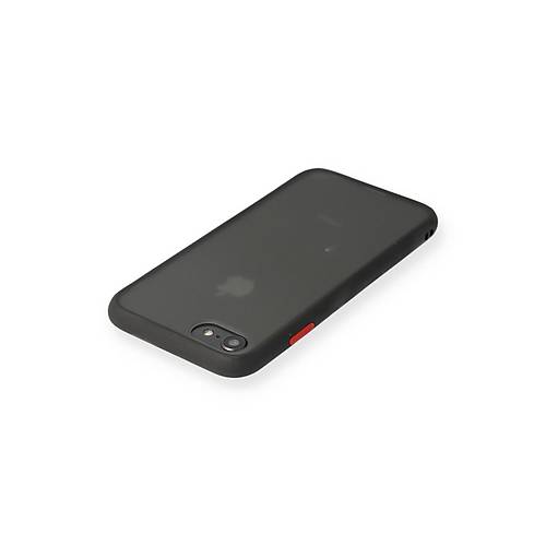 iPhone 7 K�l�f Montreal Silikon Kapak - Siyah