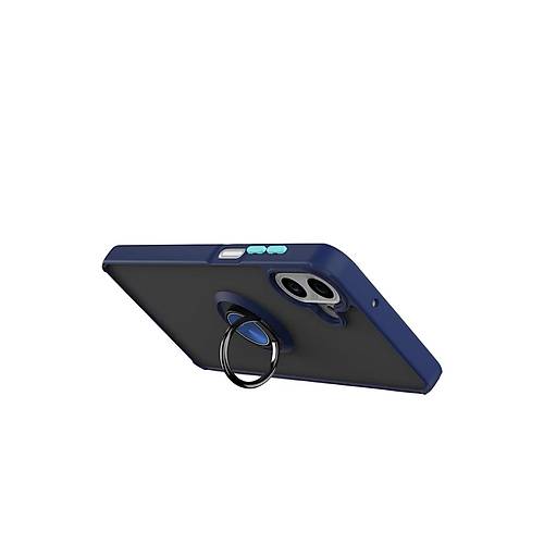 Galaxy A07 4G Montreal Y�z�kl� Silikon Kapak - Lacivert