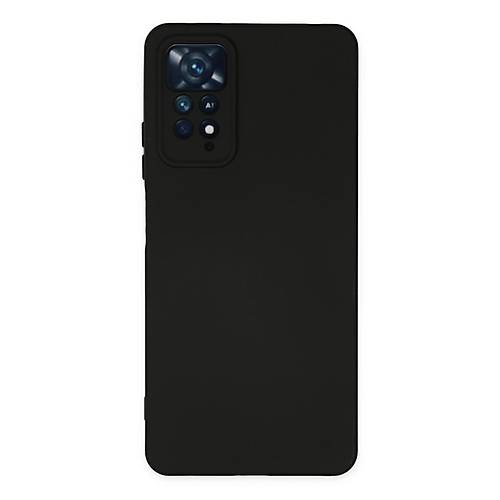 Redmi Note 11 Pro K�l�f Nano i�i Kadife Silikon - Siyah