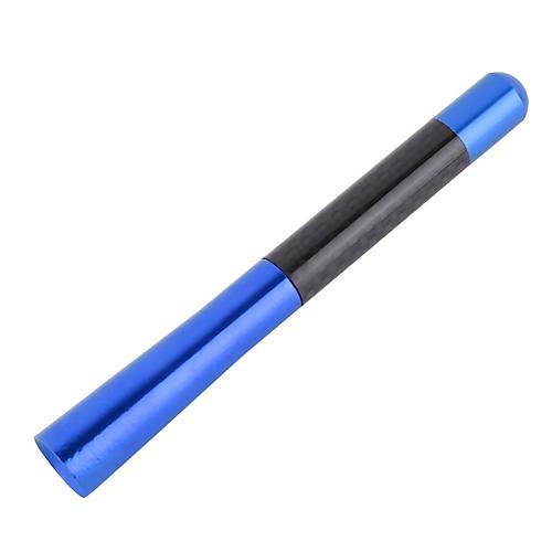 Al�minyum Karbon Fiber Oto Anten �ubu�u Mavi