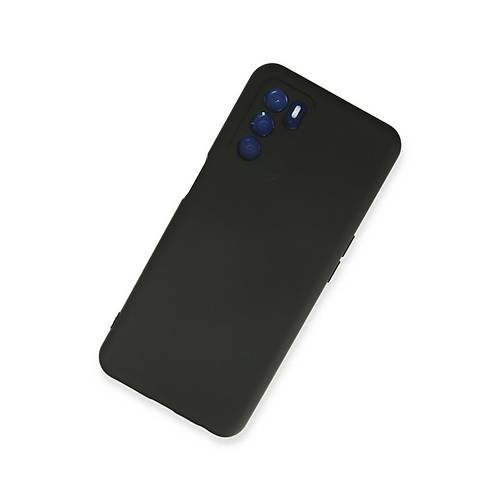 A16 K�l�f Nano i�i Kadife Silikon - Siyah