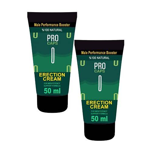 Pro Caps Erkek ��in Sert Ve Dik Etkili Masaj Ve Bak�m Kremi X 2 Ad