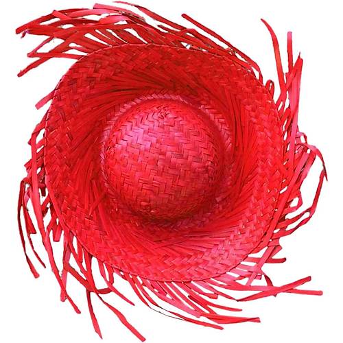 Tropikal Parti K�rm�z� Has�r Hawaii �apkas� 13x36 cm
