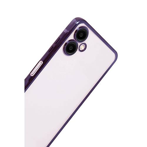 Galaxy A07 4G Razer Lensli Silikon - Mor