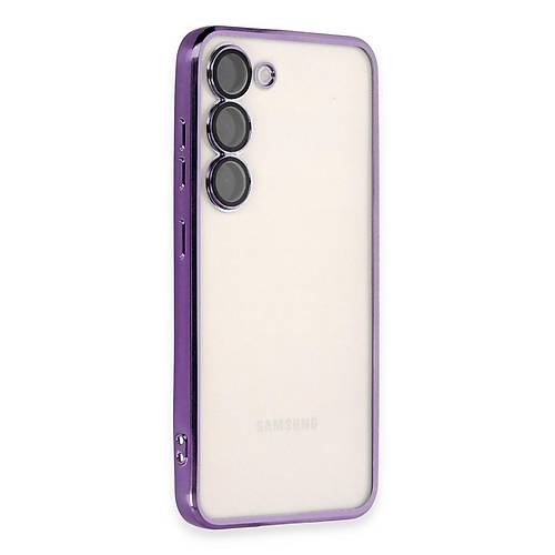 Galaxy S23 K�l�f Razer Lensli Silikon - Mor