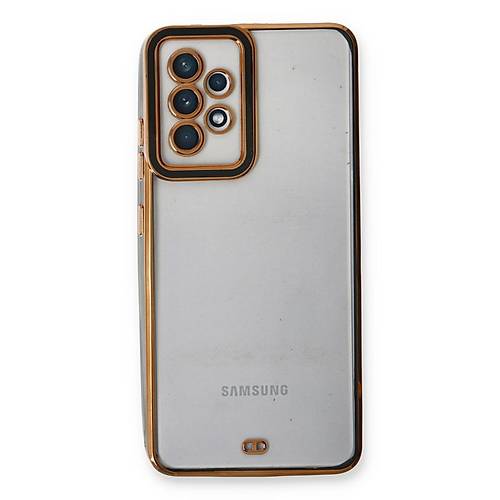 Galaxy A33 5G K�l�f Liva Lens Silikon - Siyah