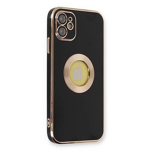 iPhone 12 K�l�f Store Silikon - Siyah