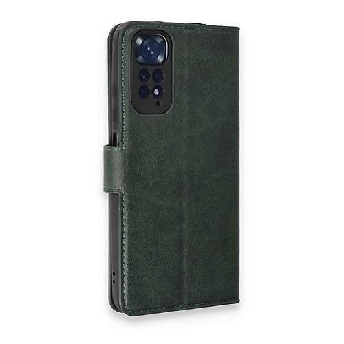 Redmi Note 11 Pro K�l�f Trend S Plus Kapakl� K�l�f - Ye�il