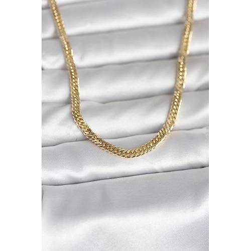 CM 14K Gold Renk Zincir Model 45 cm Kad�n Kolye