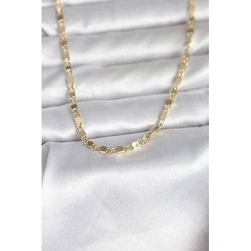 CM 14K Gold Renk Arpa Model 45 cm Kad�n Kolye