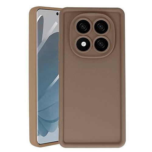 Redmi Note 14 Pro 4G K�l�f Viera Silikon - Kahverengi
