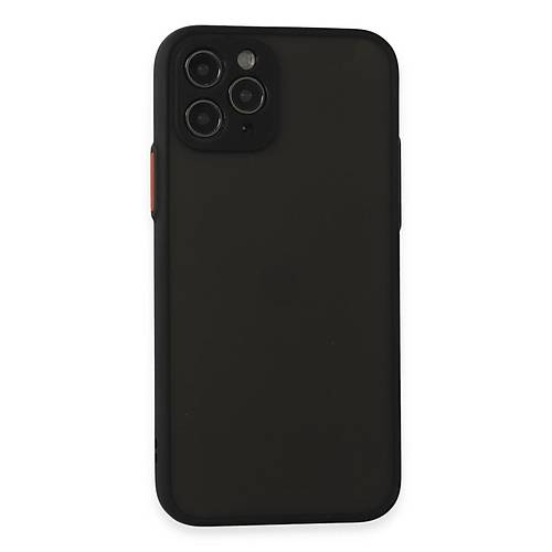 iPhone 11 Pro K�l�f Montreal Silikon Kapak - Siyah