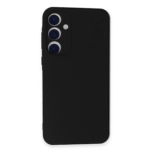 Galaxy A55 5G K�l�f Nano i�i Kadife Silikon - Siyah