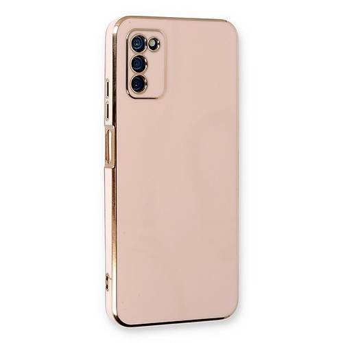 Galaxy A03S K�l�f Volet Silikon - Pembe