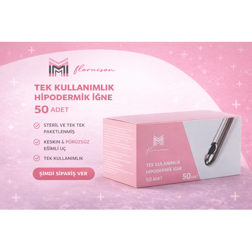 14G X 100MM Dolgu Kan�l� Steril U� 50 Adet 1 Kutu