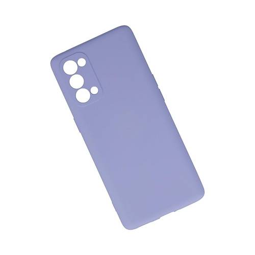 Reno 5 Pro K�l�f Nano i�i Kadife Silikon - Lila