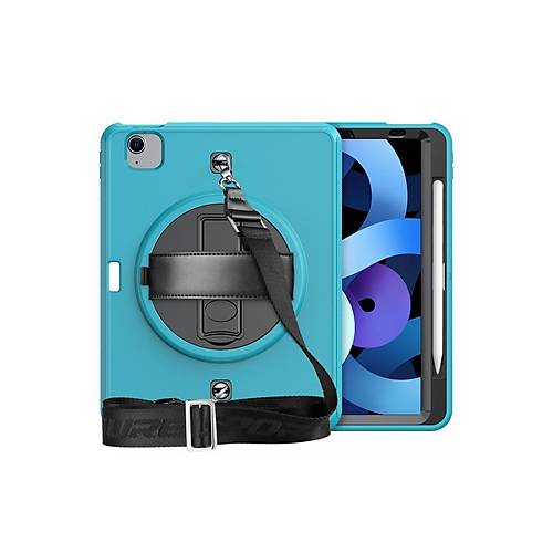 iPad Pro 11 (2020) K�l�f Strap-C Otterbox Tablet Kapak - Mavi
