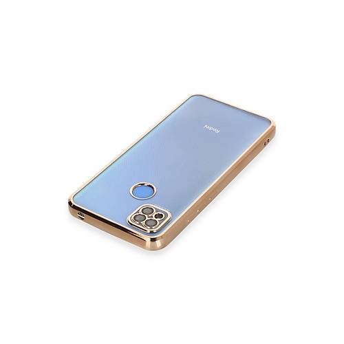 Redmi 9C K�l�f Razer Lensli Silikon - Gold