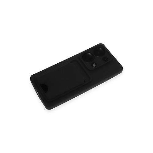 Redmi Note 13 Pro 4G K�l�f Kelvin Kartvizitli Silikon - Siyah