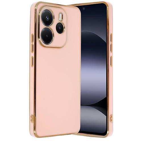 Redmi Note 14 4G K�l�f Volet Silikon - Pembe