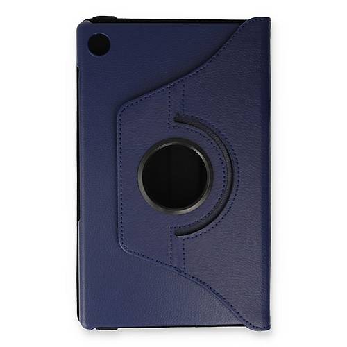 M10 HD X306F K�l�f 360 Tablet Deri K�l�f - Lacivert